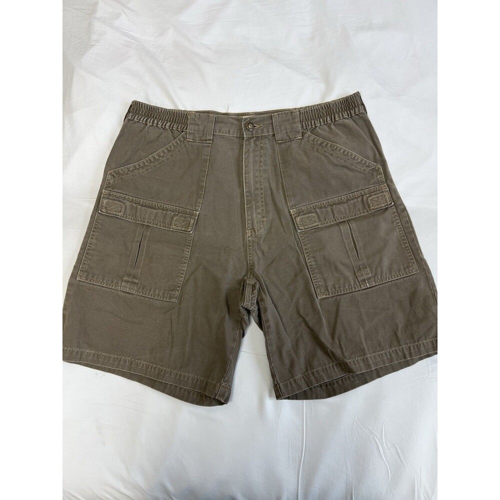 Cabela's Men's 38 Brown 100% Cotton Cargo Shorts Casual Gorpcore